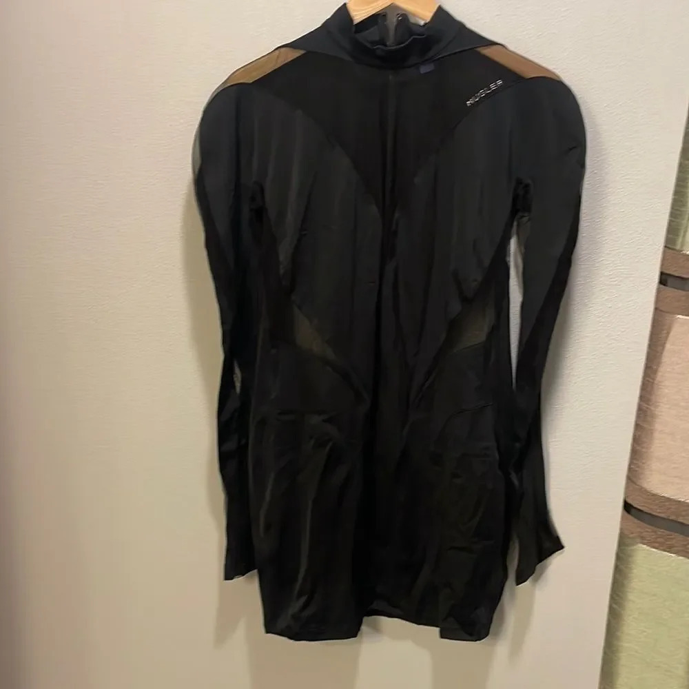 Nwt Mugler x H and M collab mesh dress